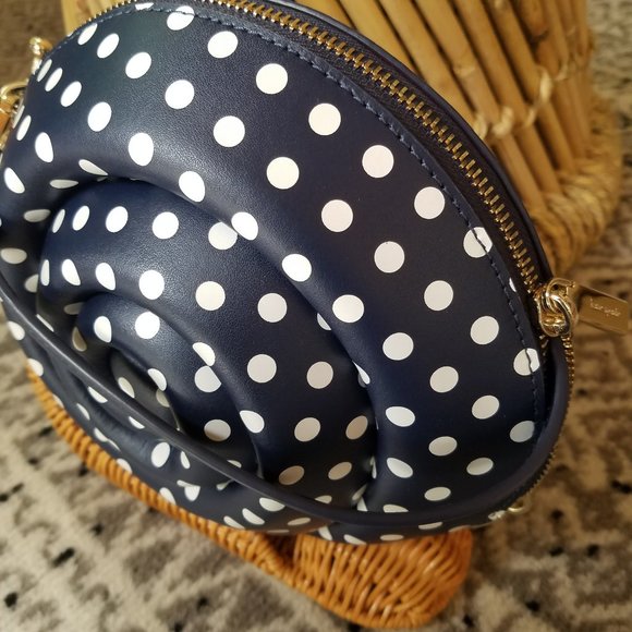 Kate Spade Scarlett Snail Wicker Crossbody Enchant - Picture 4 of 9